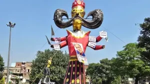Students gather at Delhi's Model Town park to burn 20-feet tall: A practical reader guide
