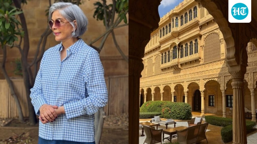Zeenat Aman is currently in Jaisalmer , Rajasthan, to film a project: A practical reader guide